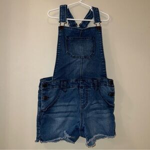 Cherokee Denim Shorts Overalls